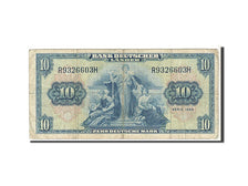 Banknote, GERMANY - FEDERAL REPUBLIC, 10 Deutsche Mark, 1949, KM:16a, VF(20-25)