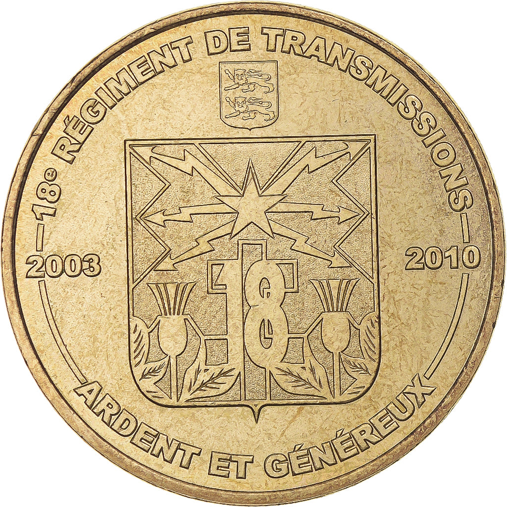 França, Token, Token turístico, 14 - BRETTEVILLE SUR ODON - 18e RÉGIMENT DE