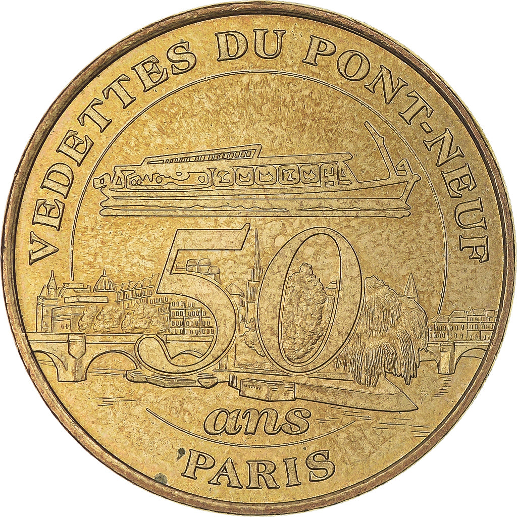France, Jeton, Jeton Touristique, 75/ Paris - Vedettes du Pont-Neuf, 2007, MDP