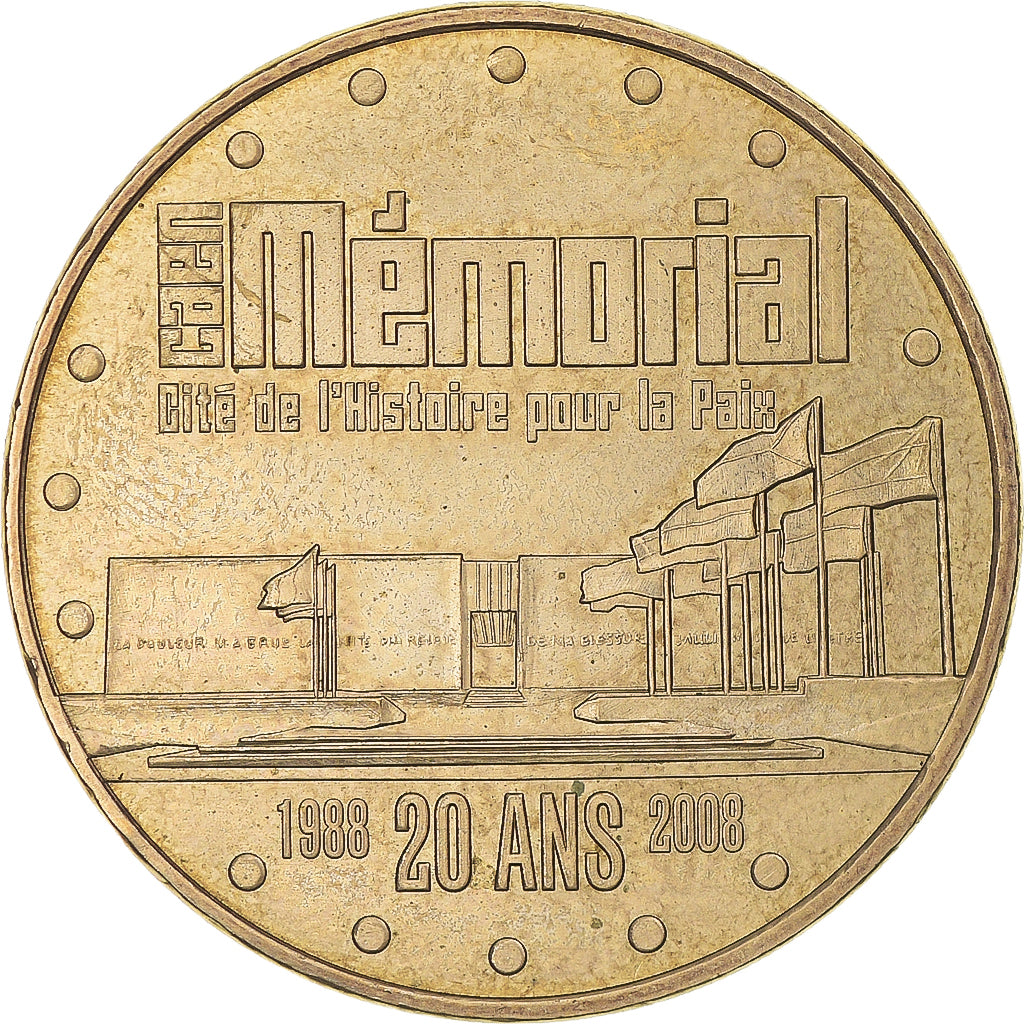 França, Token, Token turístico, Caen - Mémorial n°2, 2008, MDP, MS(63)