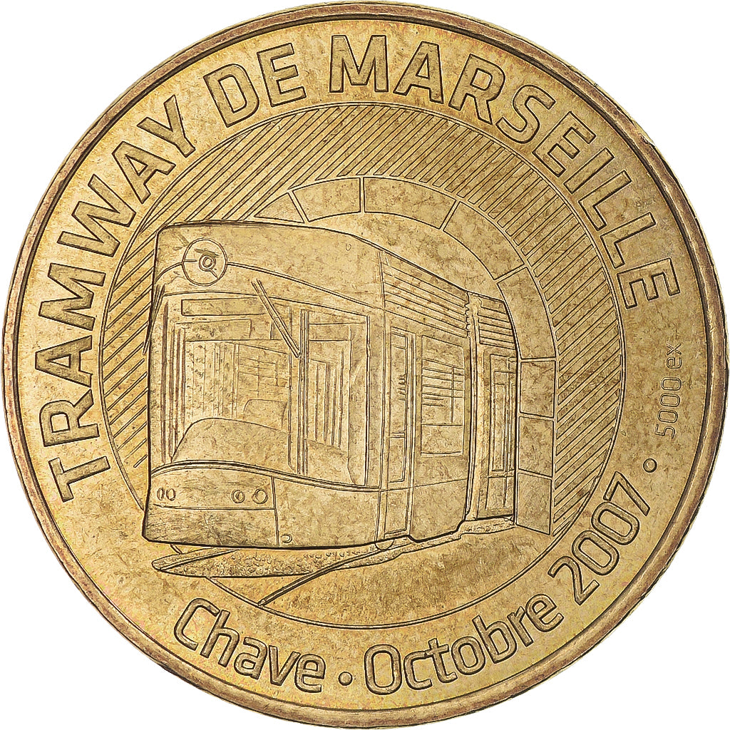 France, Jeton, Jeton Touristique, Marseille - Le tramway n°2, 2007, MDP, SPL