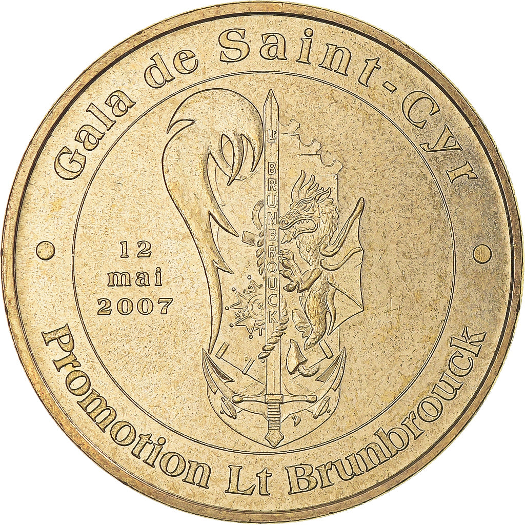 Frankreich, betaalpenning, Touristic token, Guer Saint-Cyr-Coëtquidan -Gala