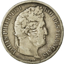 Moneta, Francia, Louis-Philippe, 5 Francs, 1831, Marseille, MB, Argento