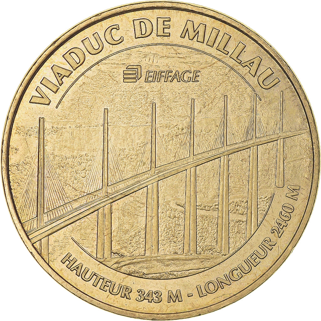 França, Token, Token turístico, Viaduc de Millau -, Artes e Cultura, 2008