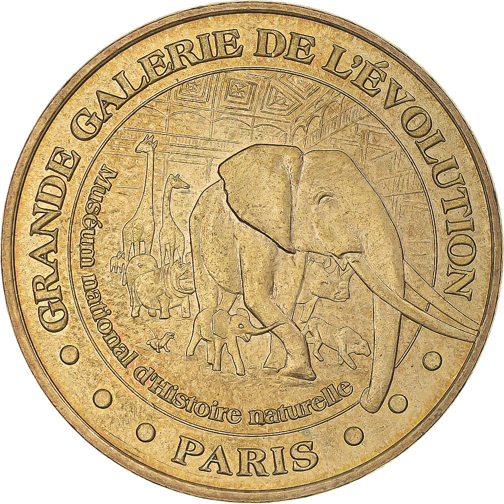 France, Token, Touristic token, 75 PARIS-GRANDE GALERIE DE L'EVOLUTION N°2 - LA