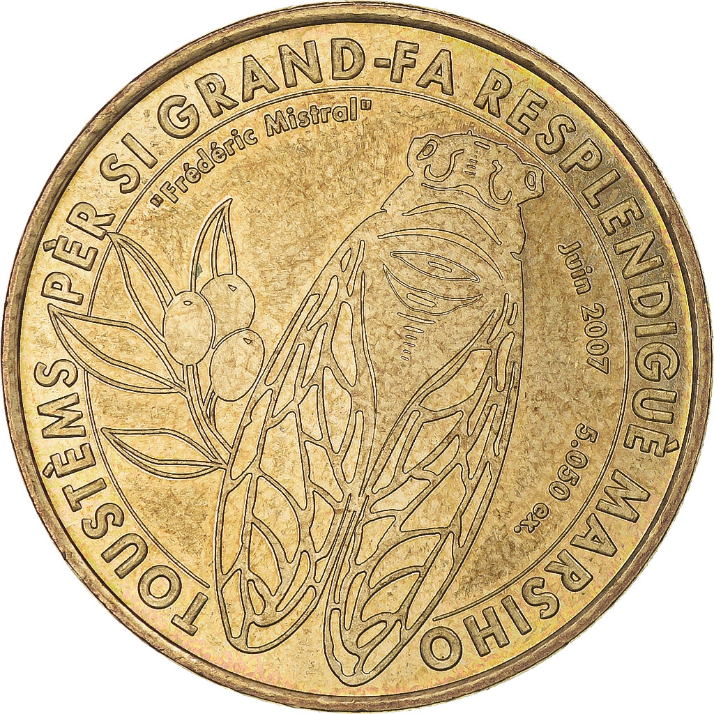 Francja, Token, Żeton turystyczny, Toustems Per Si Grand Fa Resplendigue