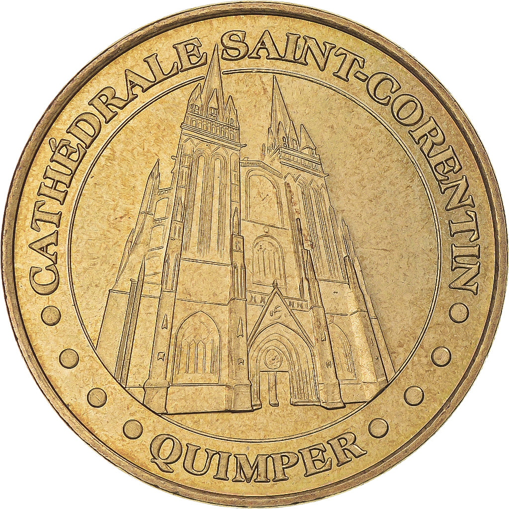 France, Jeton, Jeton Touristique, Quimper - Cathédrale Saint-Corentin n°1