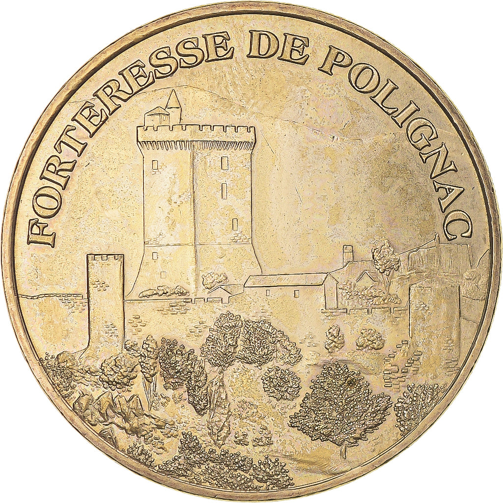 França, Token, Token turístico, 43/ Forteresse de Polignac, 2007, MDP