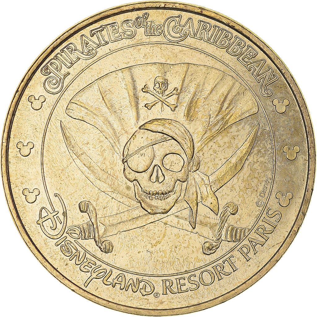 Francja, Token, Disneyland - n°14 - Pirates of the Caribbean, 2008, MDP