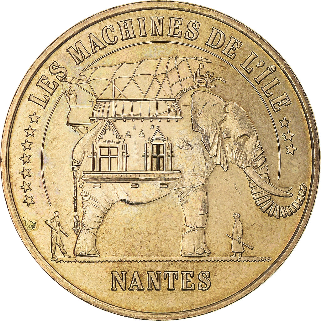 France, Token, Touristic token, Nantes -  Les machines de l'ile n°1, Arts &