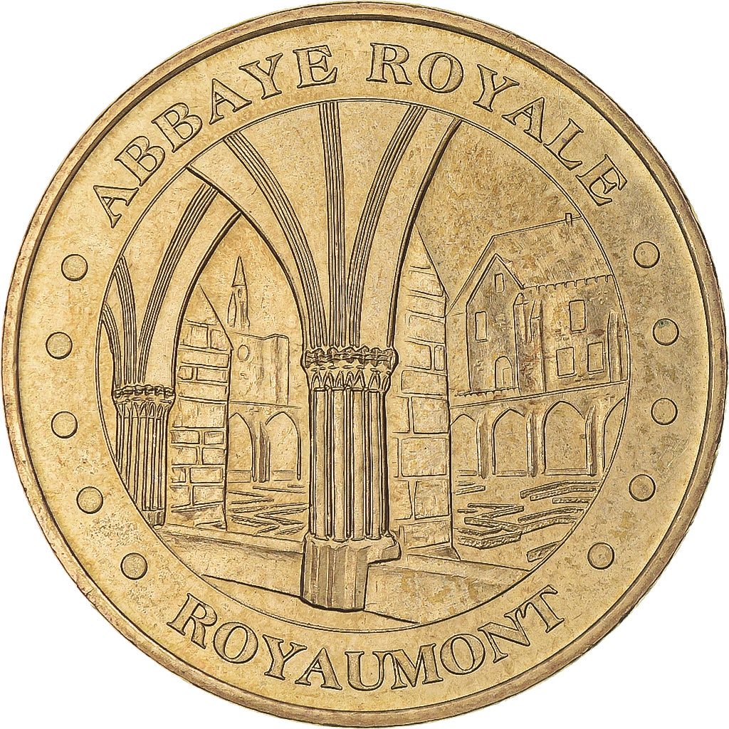França, Token, Token Turístico, 95/ Abbaye Royale de Royaumont, 2007, Monnaie