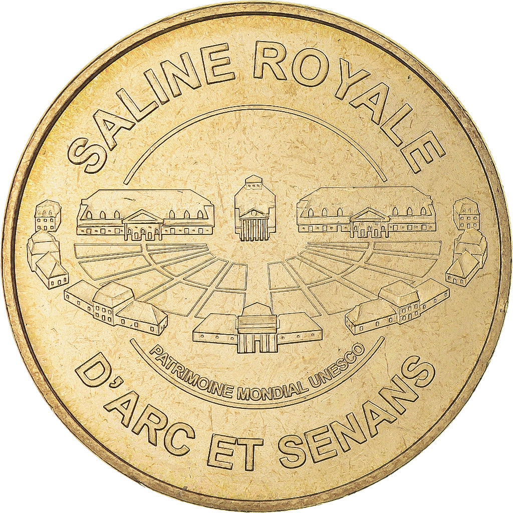 Francja, Token, Żeton turystyczny, Arc et Senans - Saline royale n°3, 2008
