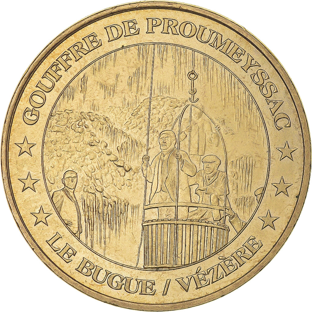 Frankreich, betaalpenning, Touristic token, Audrix - Gouffre de Proumeyssac n°