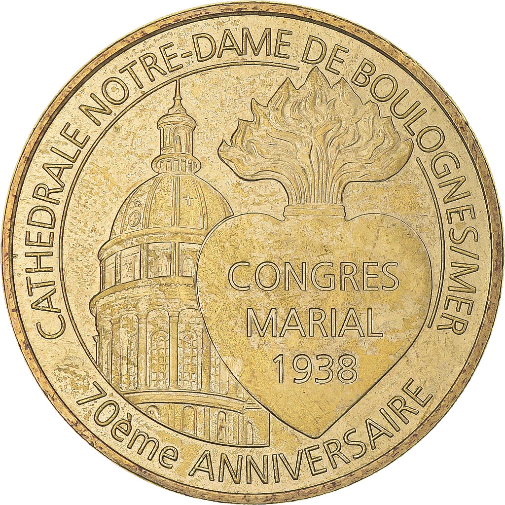 Frankreich, betaalpenning, Touristic token, 62/ Cathédrale Notre-Dame -