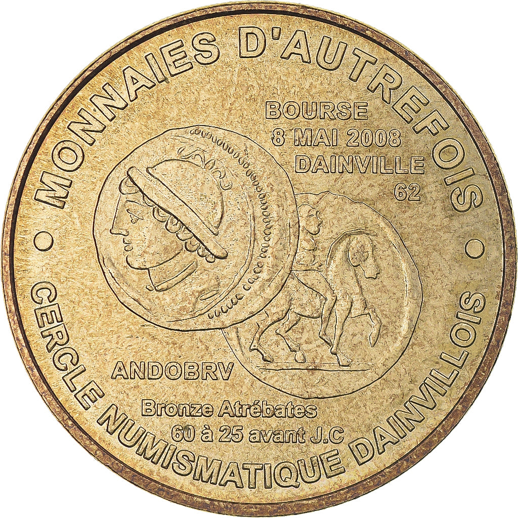 Frankreich, betaalpenning, Touristic token, Dainville - Monnaies d'Autrefois