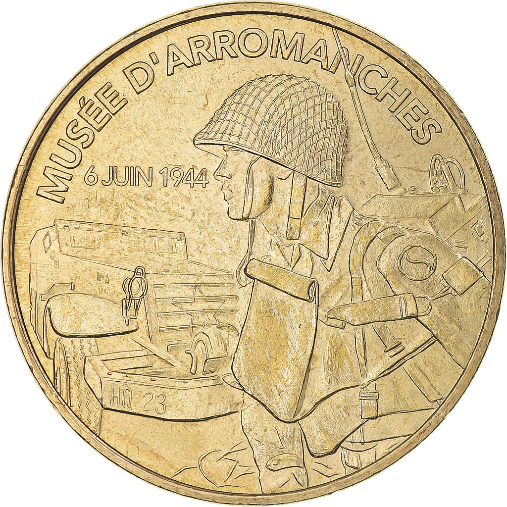 Francia, ficha, Touristic token, Arromanches - Musée du Débarquement n°2