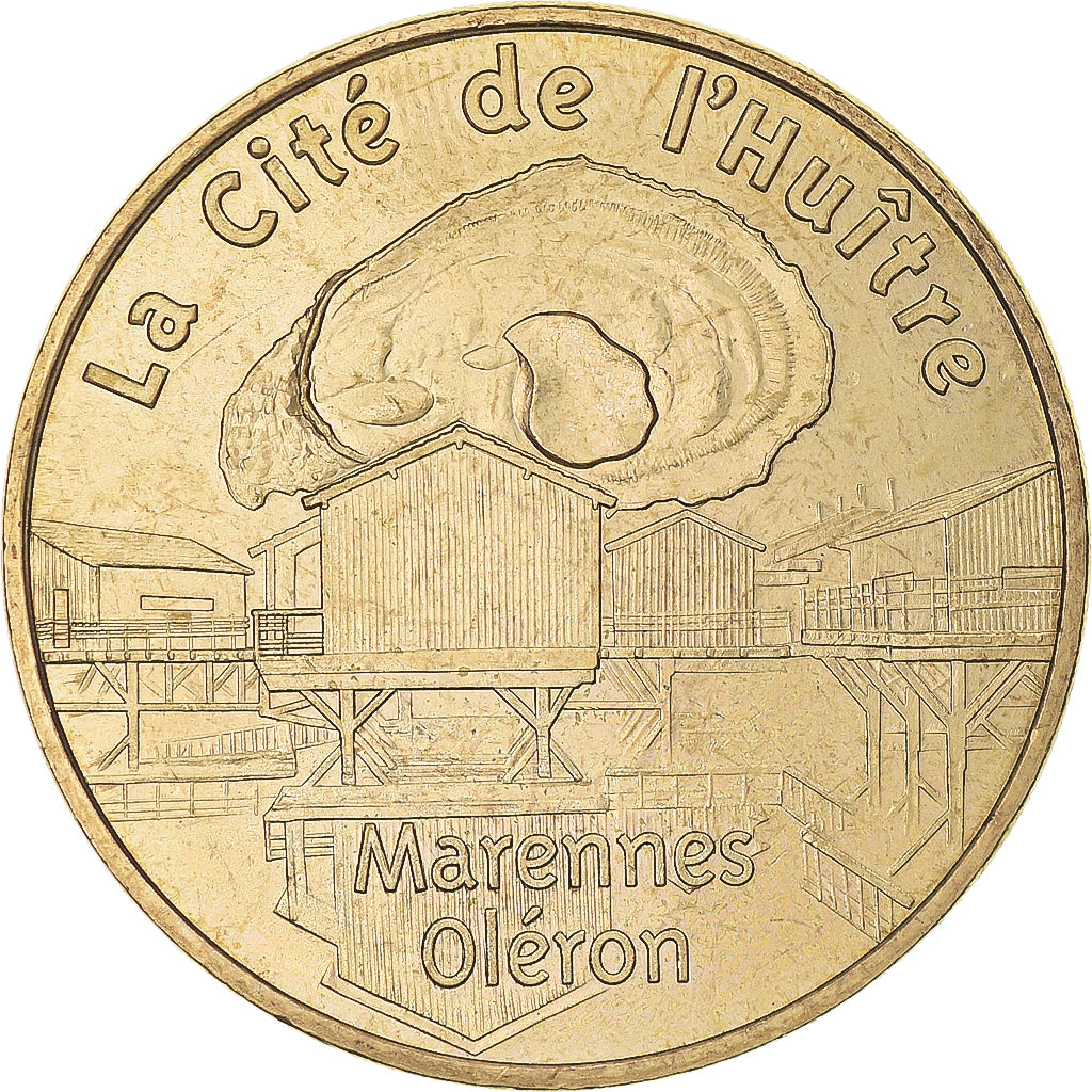França, Token, Token turístico, La Cité de l'Huitre, Marennes Oléron, Artes
