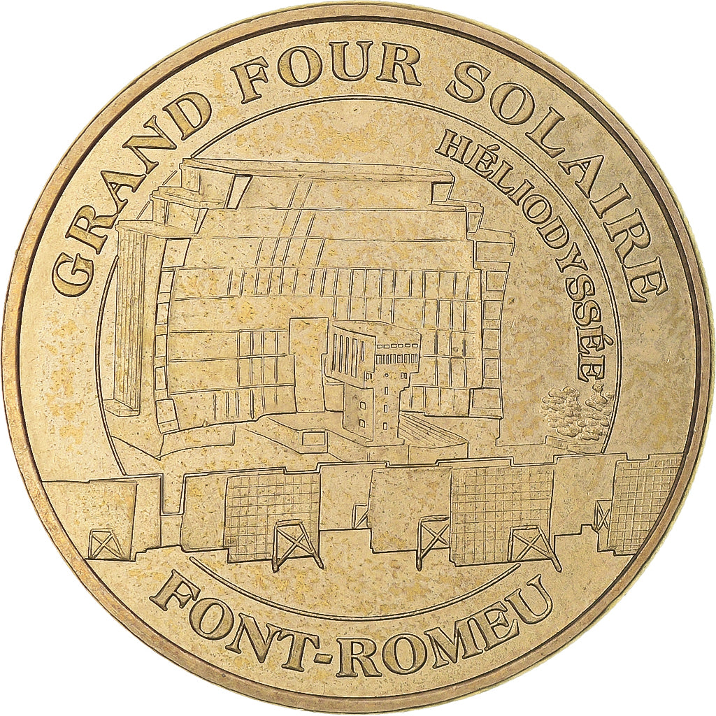 France, Jeton, Jeton Touristique, Font-Romeu -Odeillo-via - Grand four solaire