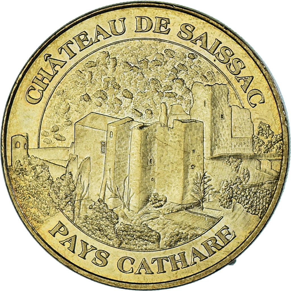 Francia, ficha, Tourist Token, 11/ Château de Saissac, 2008, Monnaie de Paris