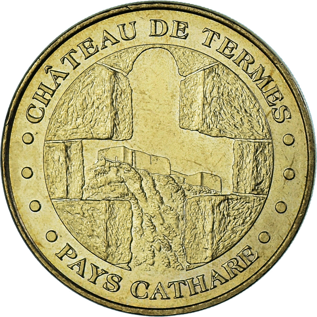 Francja, Token, Żeton turystyczny, 11/ Château de Termes, Sztuka i Kultura