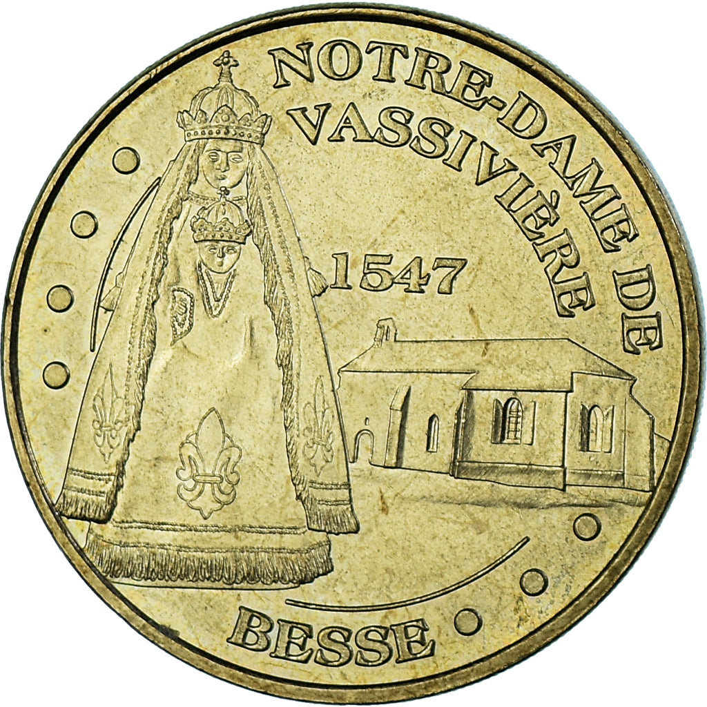 France, Jeton, Tourist Token, 63/ Notre-Dame de Vassivière - Besse, 2008