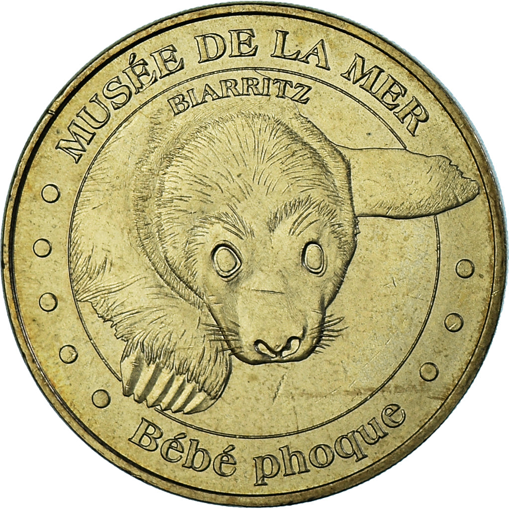 Frankreich, betaalpenning, Touristic token, Biarritz - Musée de la mer n°2