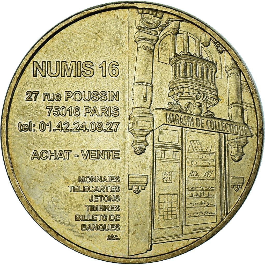 Francia, ficha, Tourist Token, 75/ Paris - Numis 16, 2008, Monnaie de Paris