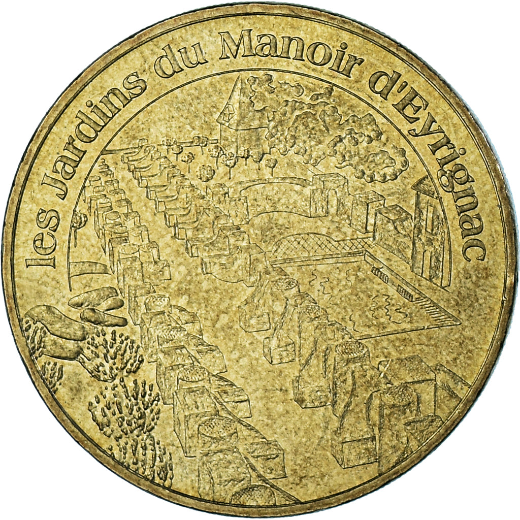 Francia, ficha, Touristic token, 24/ Jardins du Manoir d'Eyrignac, Arts &