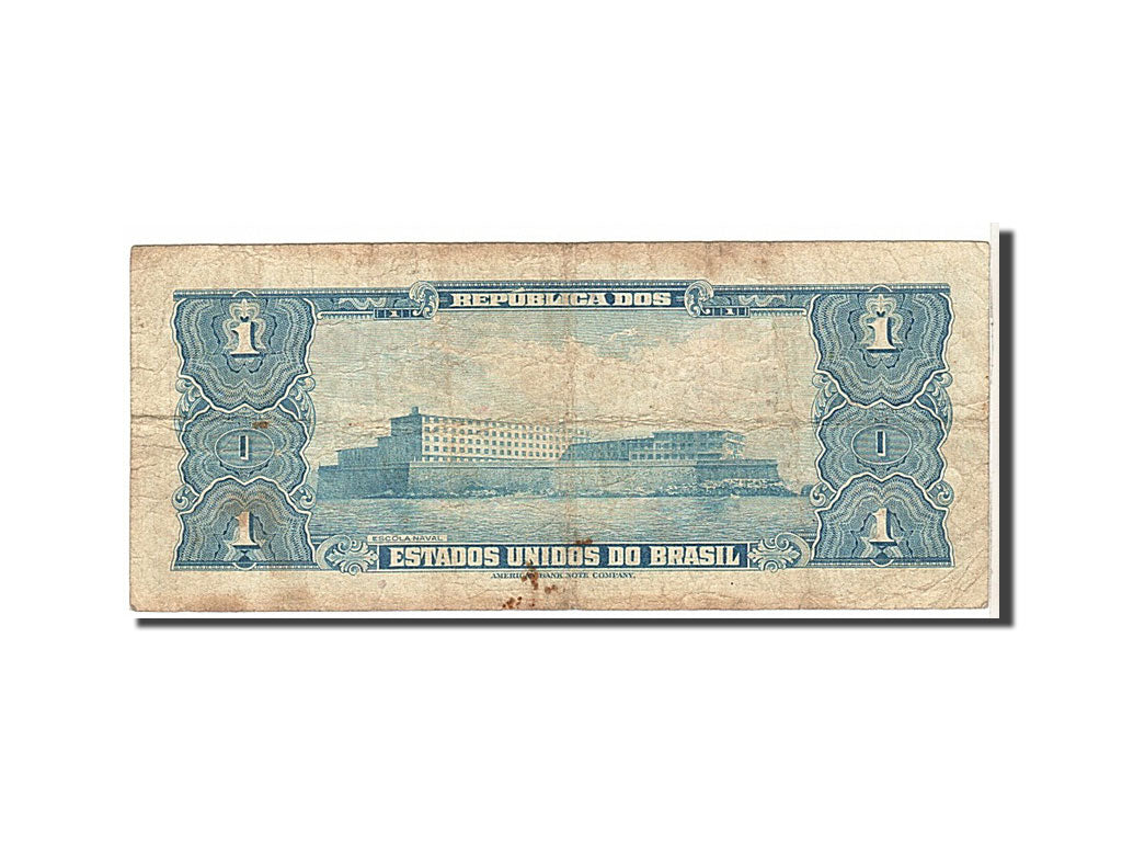 Banknote, Brazil, 1 Cruzeiro, 1954, KM:150a, VF(20-25)