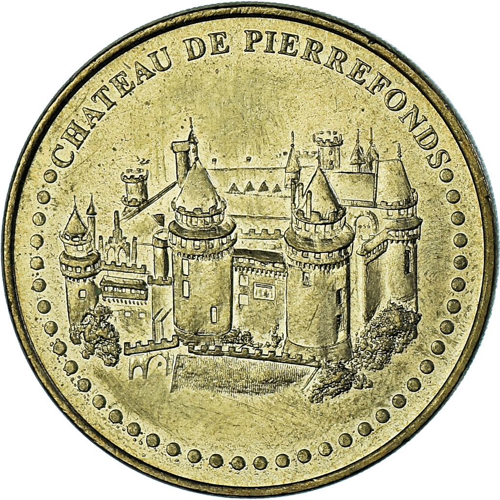 Frankreich, betaalpenning, Touristic token, Pierrefonds - Chateau n°2, 2008