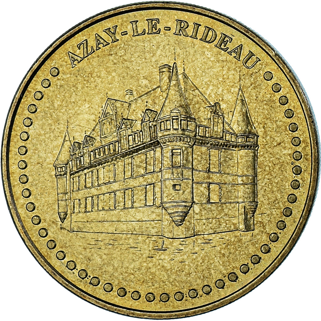 Francia, zeton, Jetón turístico, Azay-le-Rideau -  Château n°2, Arts &