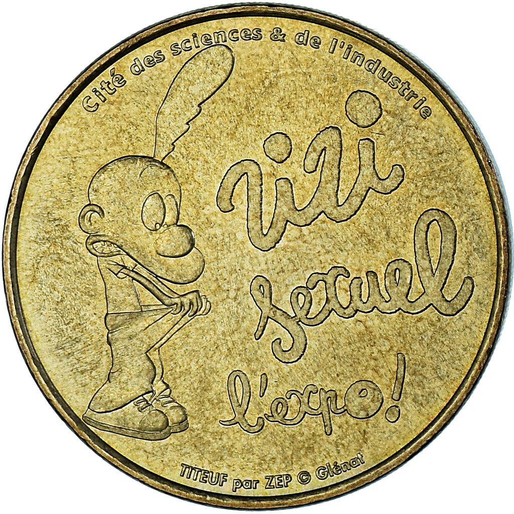 France, Token, Tourist Token, La cité des Sciences et de l'Industrie, Zizi