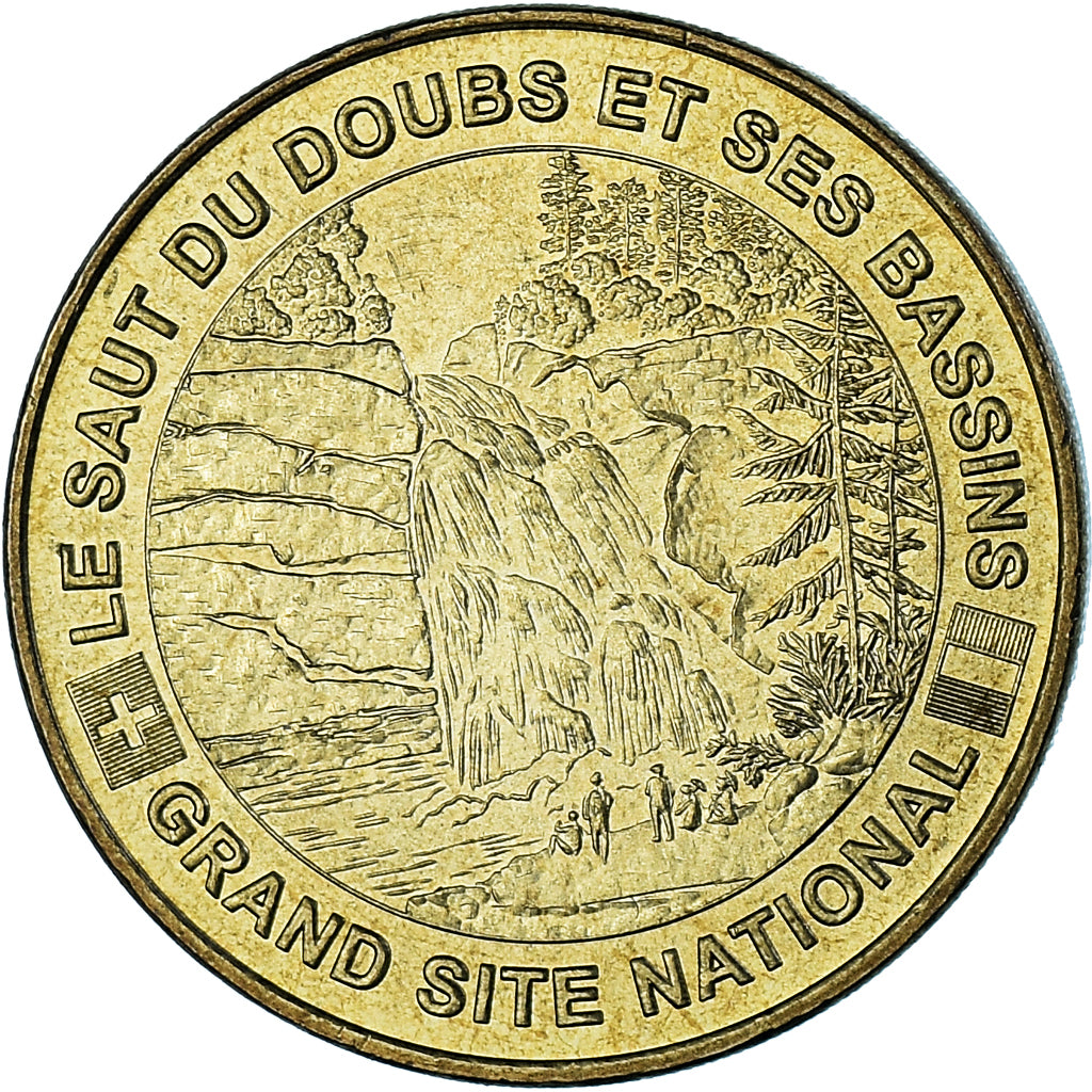 Frankreich, betaalpenning, Touristic token, Villers-le-Lac - Saut du Doubs n°3