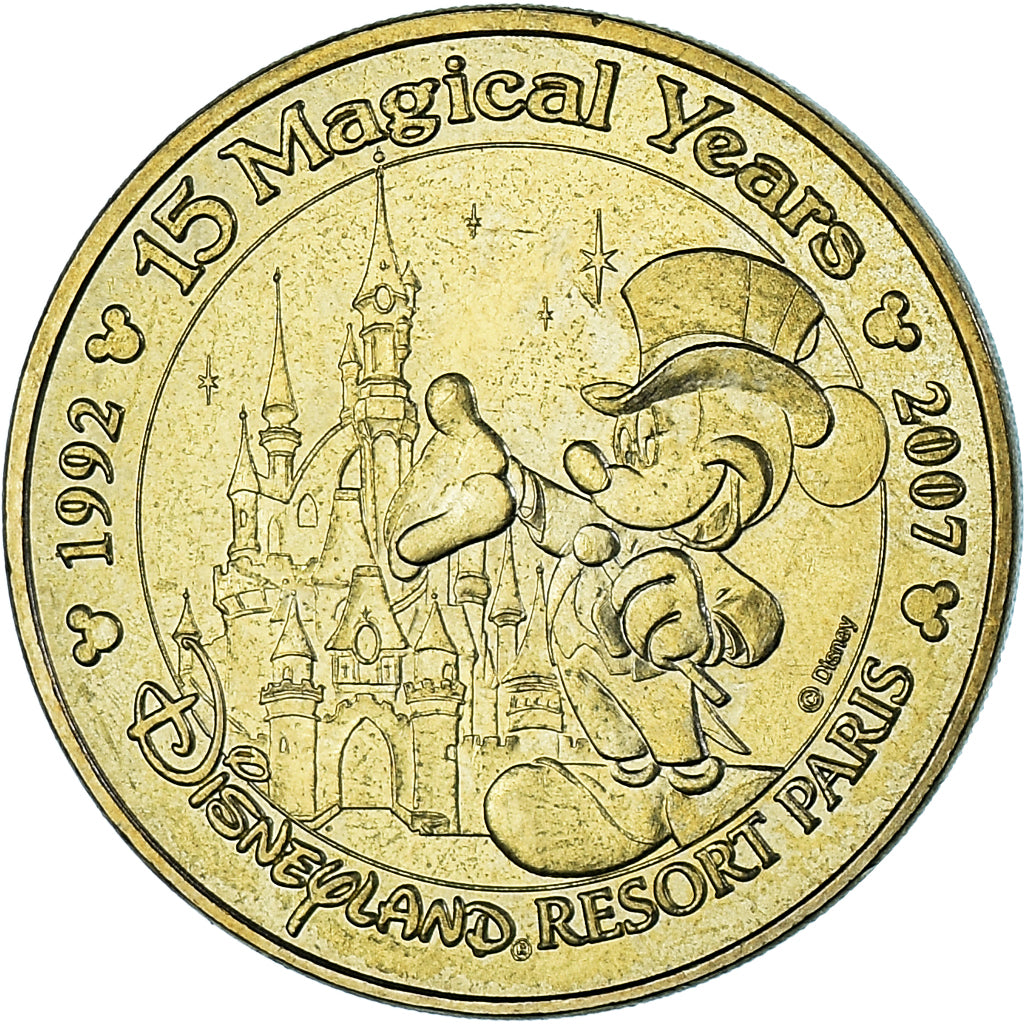 France, Token, Disneyland n° 13 - 15 magical years, 2008, MDP, MS(60-62)