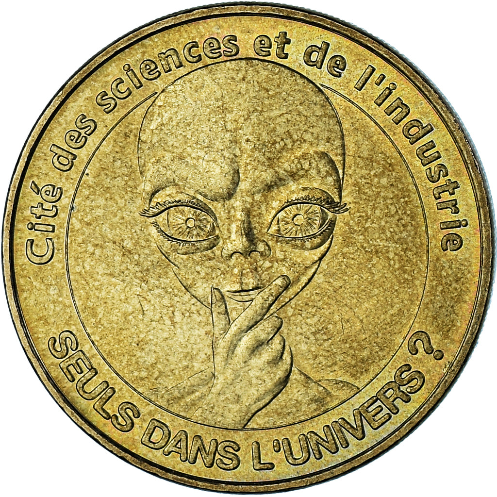 Francia, zeton, Jetón turístico, Paris - Cité des Sciences  et de l'Industrie