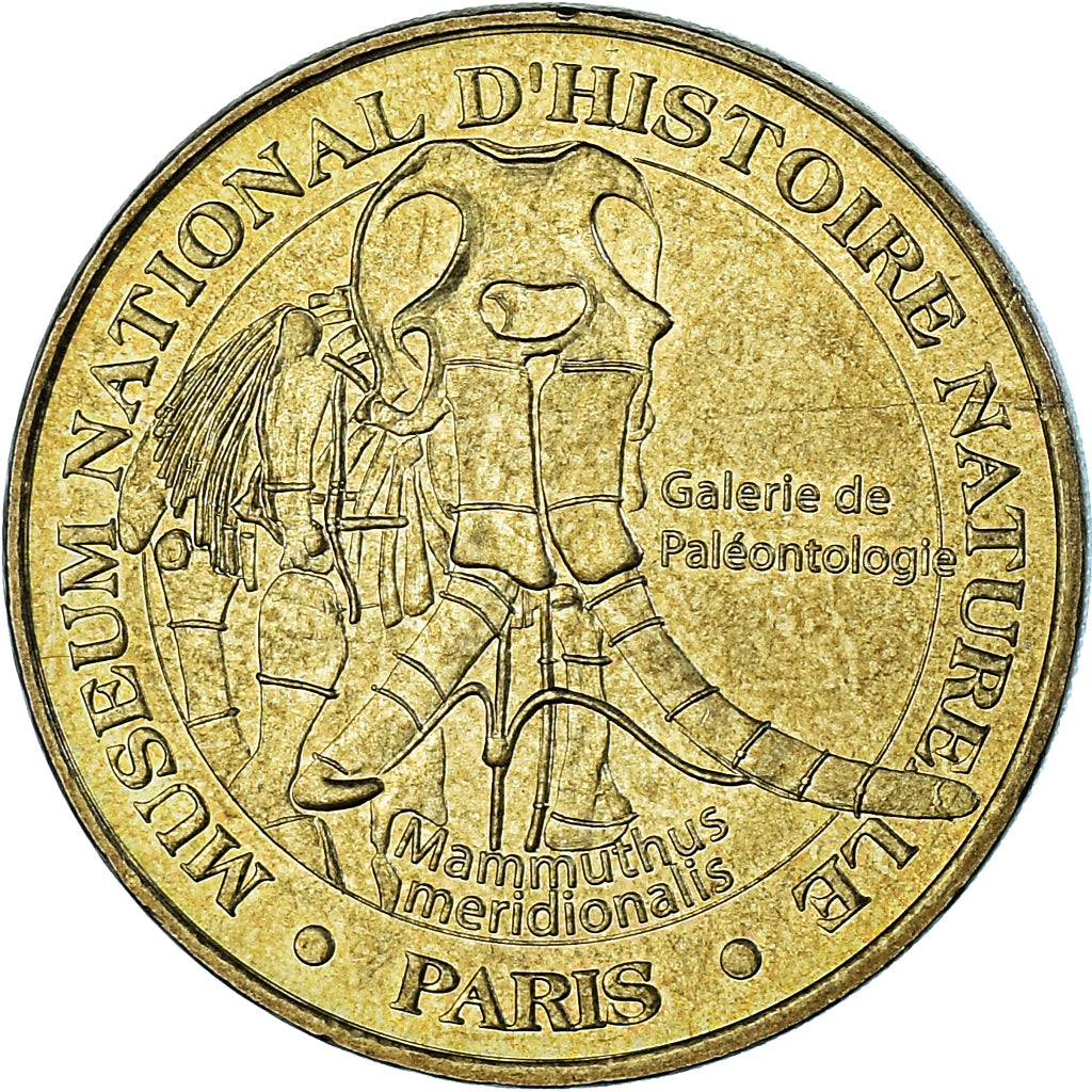 France, Token, Touristic token, Paris - Muséum d'Histoire Naturelle n°4, Arts