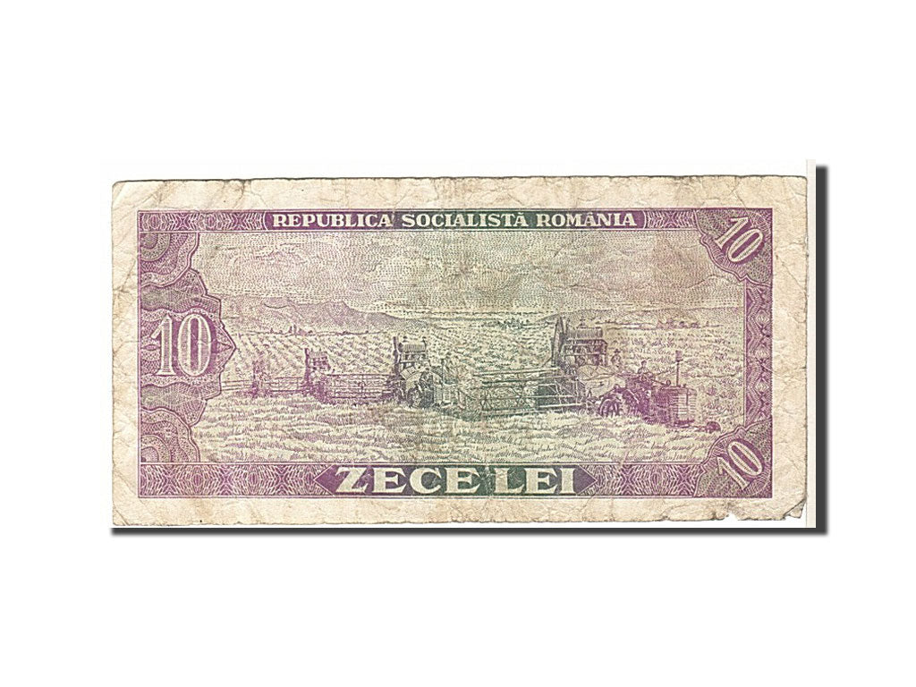 Banknote, Romania, 10 Lei, 1966, KM:94a, VF(20-25)