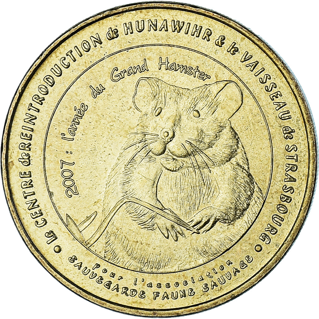 France, Token, Touristic token, Hunawihr, centre de réintroduction du Hamster