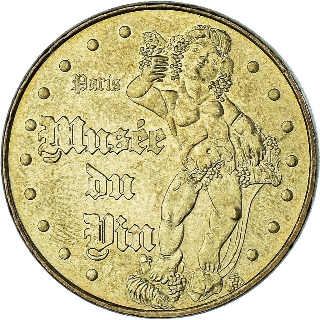 France, Token, Touristic token, Paris - Musée du Vin - Bacchus, Arts & Culture