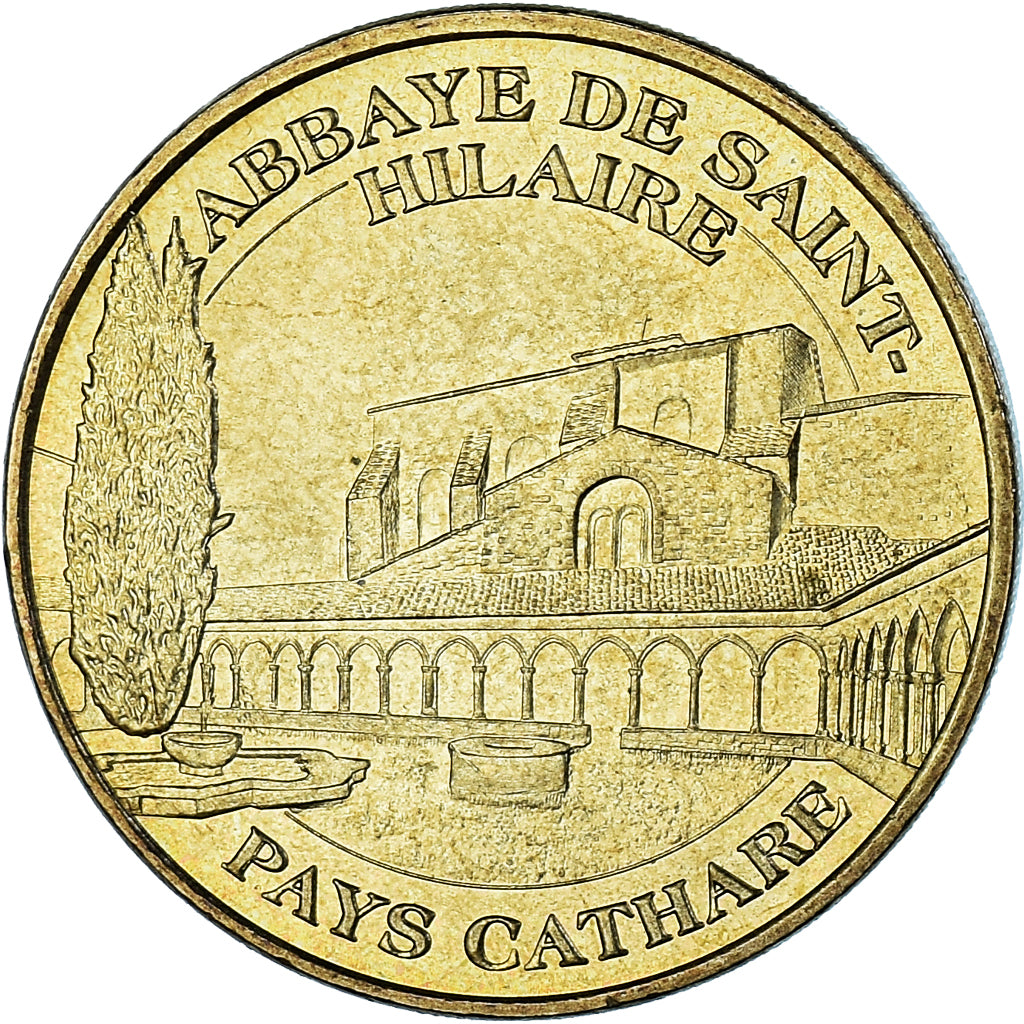 France, Token, Touristic token, 11/ Abbaye de Saint-Hilaire, Arts & Culture