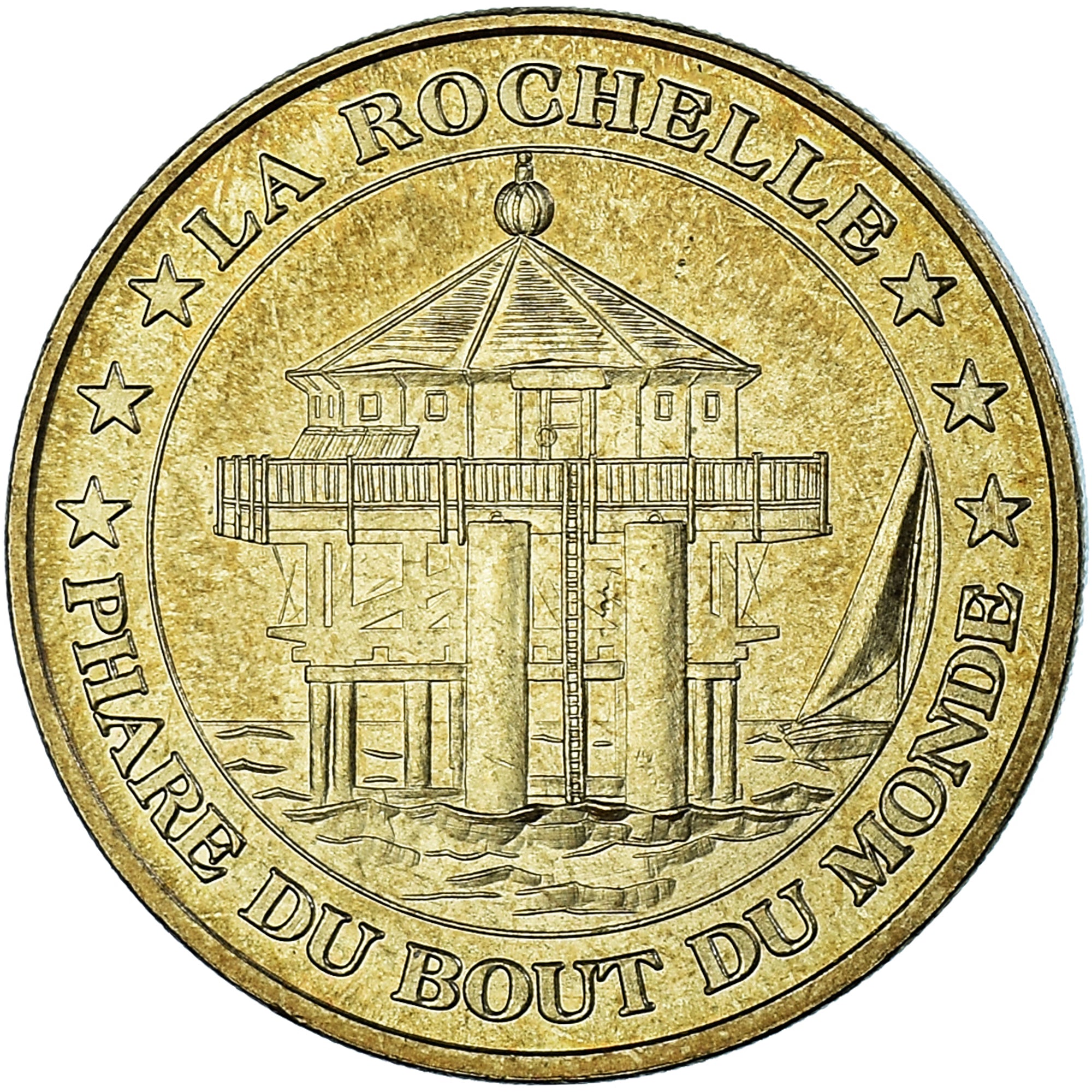 France, Token, Touristic token, 17/ Phare du bout du Monde - La Rochelle, 2007