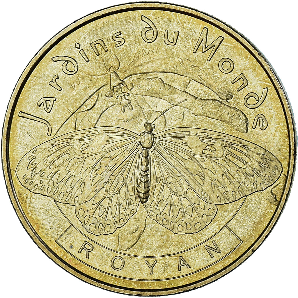 France, Token, Touristic token, Royan - Jardins du monde n°2, Arts & Culture