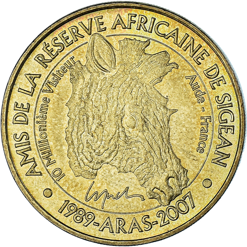 France, Token, Touristic token, Sigean - Réserve n°7, 2007, MDP, MS(60-62)