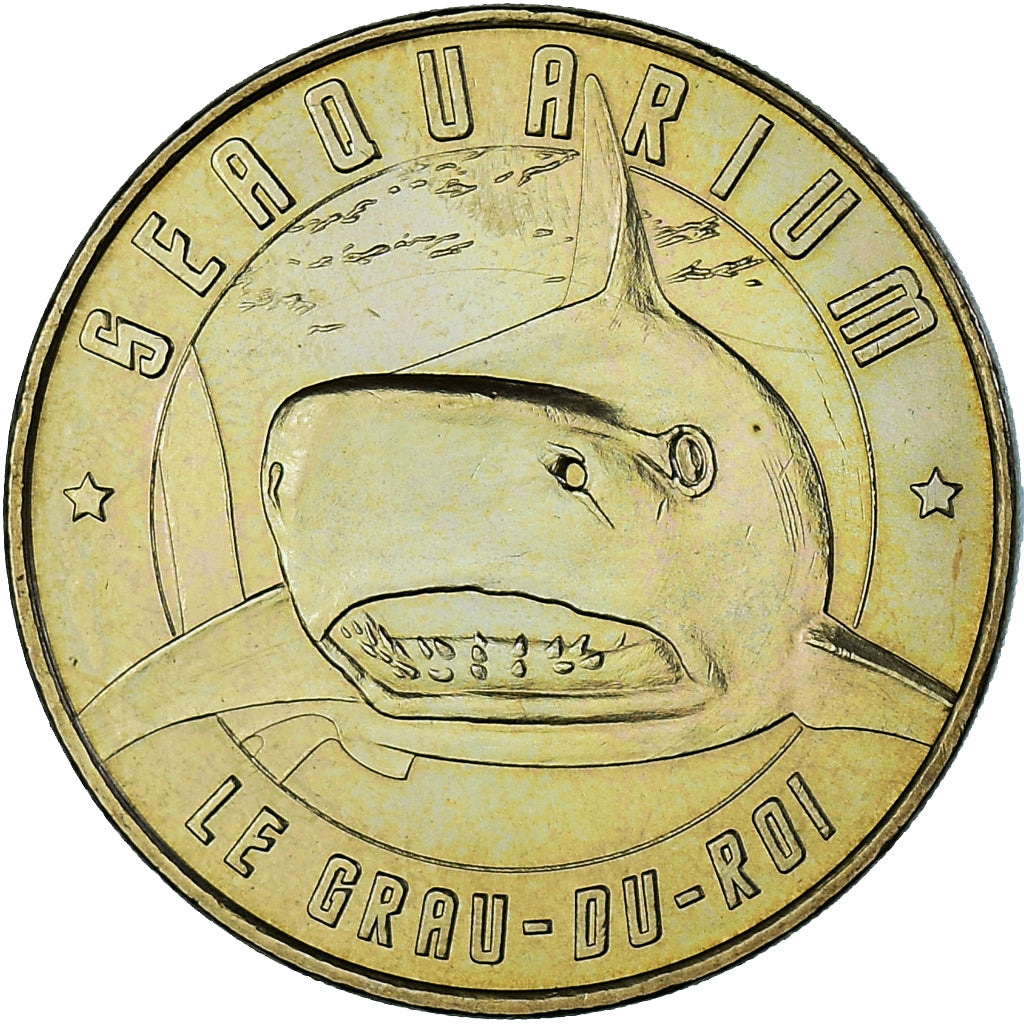 France, Token, Touristic token, le Grau-du Roi - Seaquarium n°1, 2007, MDP