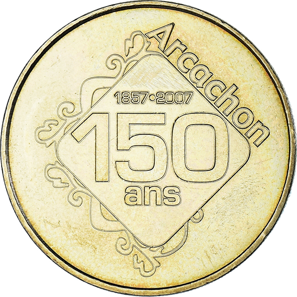 Frankreich, betaalpenning, Touristic token, Arcachon - 150 ans, 2007, MDP, VZ+