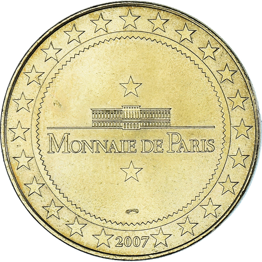 Francia, zeton, Tourist Token, 46/ Château de Castelnau-Bretenoux, 2007
