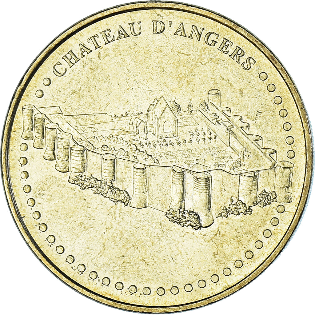 Francia, ficha, Touristic token, Angers - Château n°2, 2008, MDP, SPL