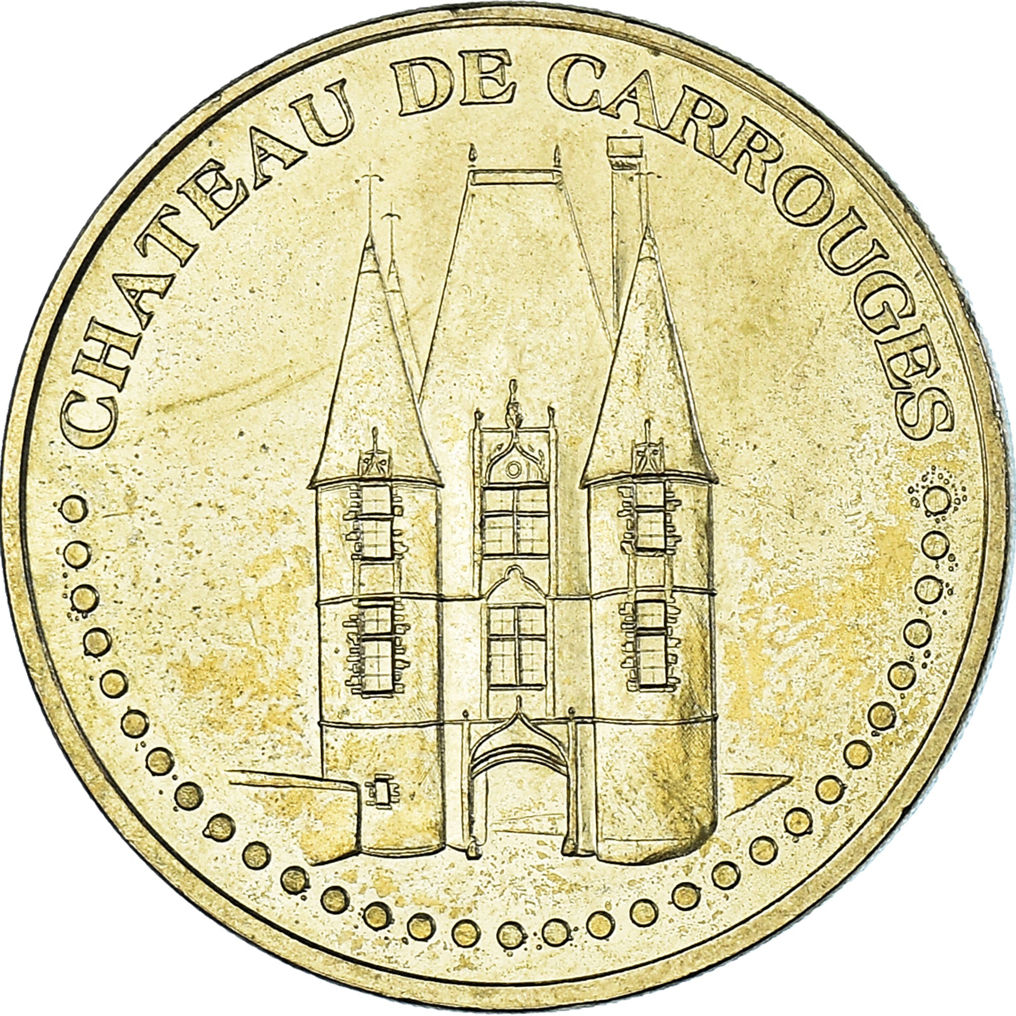 France, Token, Touristic token, Carrouges - Château, Arts & Culture, 2007, MDP