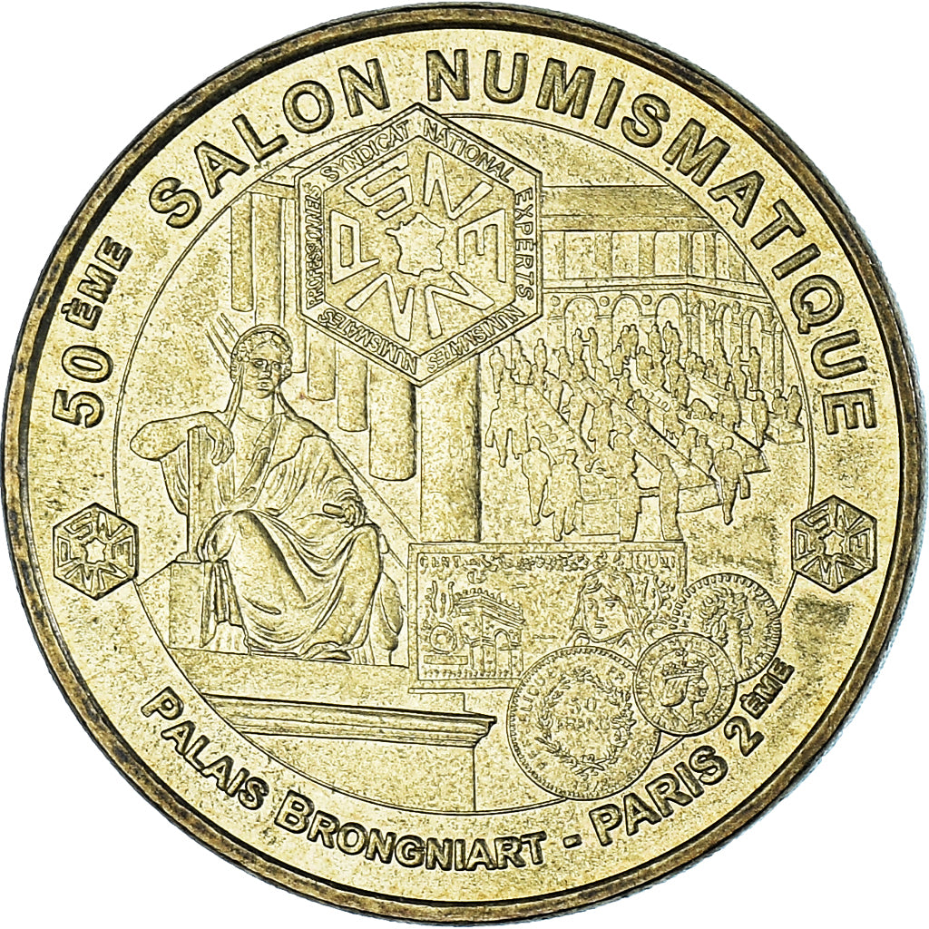 France, Jeton, Jeton Touristique, 50ème salon Numismatique - Palais Brongniart