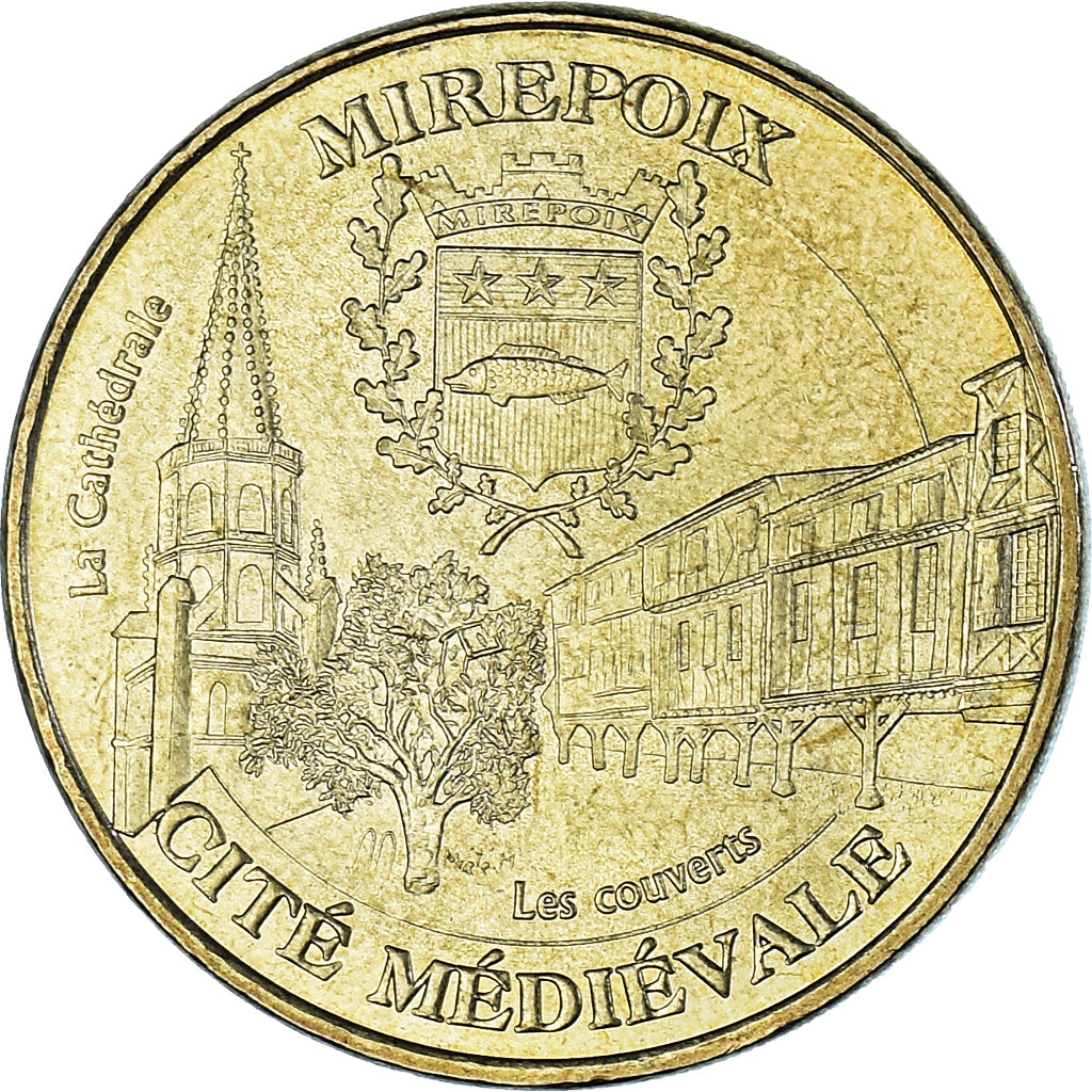 France, Token, Touristic token, 09/ Mirepoix - Cité Médiévale, 2007, MDP